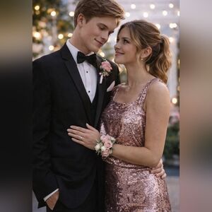 NWT Buddy Love 2 Piece Pink Sequin Party Set Size Small